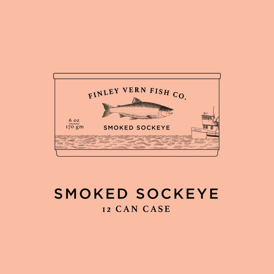 Smoked Sockeye 12 can case